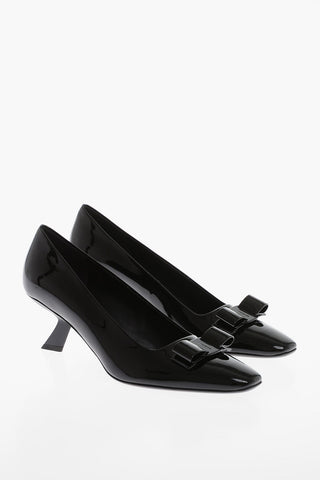 Pumps ANZ in Vernice con Tacco a Rocchetto 5,5cm
