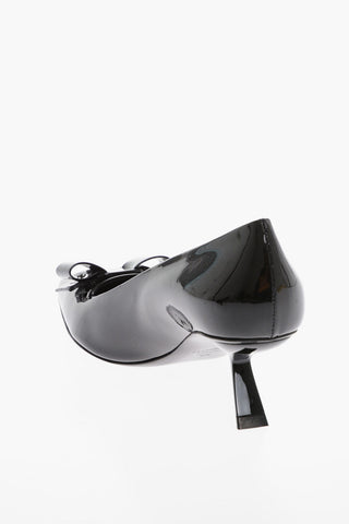 Pumps ANZ in Vernice con Tacco a Rocchetto 5,5cm