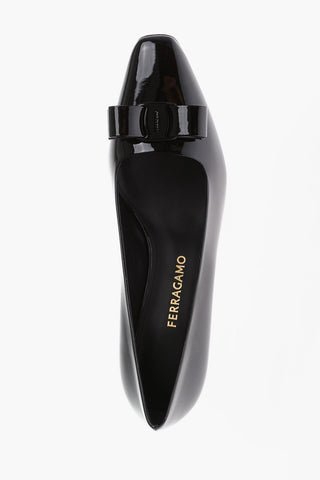 Pumps ANZ in Vernice con Tacco a Rocchetto 5,5cm