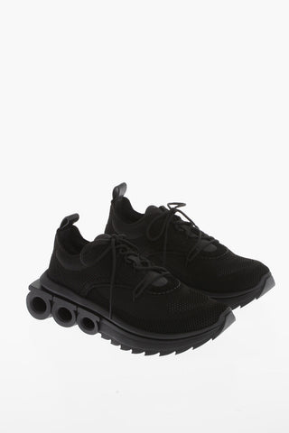 Knitted NIMA Sneakers with Ton sur Ton Rubber Sole