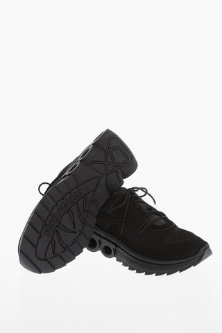 Knitted NIMA Sneakers with Ton sur Ton Rubber Sole