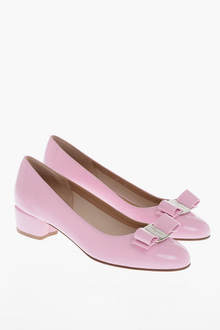 Ballerine in Vernice VARA con Fiocco Frontale 3cm