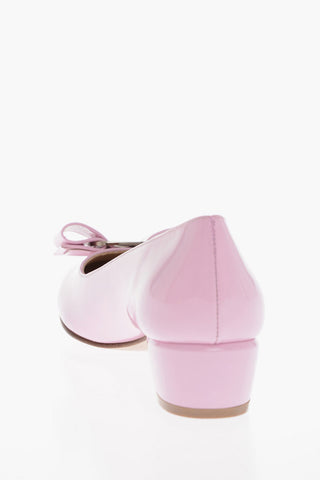 Ballerine in Vernice VARA con Fiocco Frontale 3cm