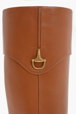 Leather ELIZABETH Under-the-Knee Boots 7cm