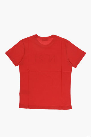 Cotton Crew-neck T-shirt with Logo