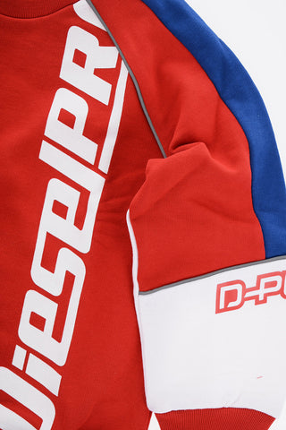 Color Block SNOCK Crew-Neck Sweatshirt