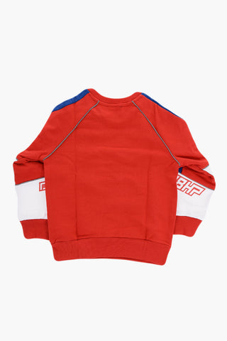 Color Block SNOCK Crew-Neck Sweatshirt