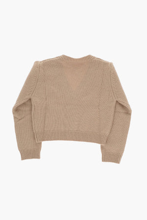 Cardigan KUDIA aus Mischwolle mit V-Ausschnitt