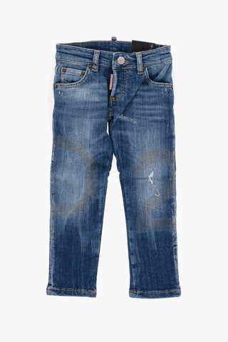 Vintage-Effect Jeans CLEMENT with Visible Topstitching