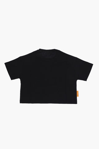Cotton Crewneck T-shirt with Pac-man Print