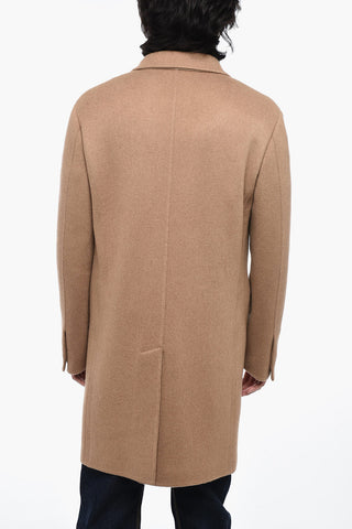 Camel Hair Coat With Inner Paded Vest
