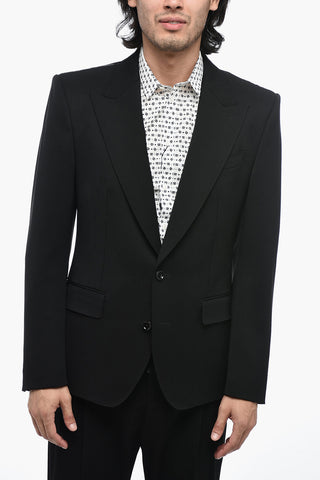 Virgin Wool SICILIA Blazer with Peak Lapel