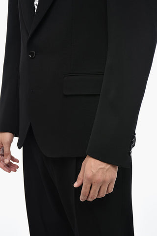 Virgin Wool SICILIA Blazer with Peak Lapel