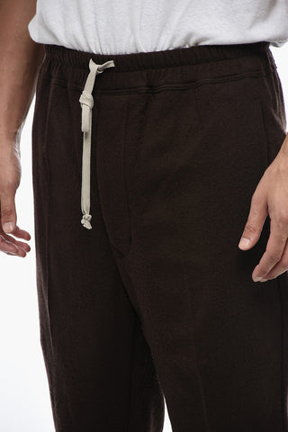 Virgin Wool Pants with Drawstring
