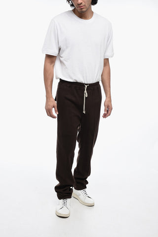 Virgin Wool Pants with Drawstring