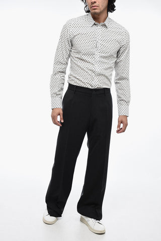 Straight Fit Tailoring Pants with Pleats