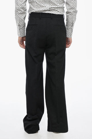 Straight Fit Tailoring Pants with Pleats