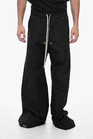 Technical Fabric BELA Wide-Leg Pants with Zip Detail