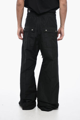Technical Fabric BELA Wide-Leg Pants with Zip Detail