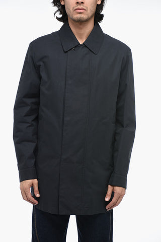 Long Overshirt with Hidden Button Closure