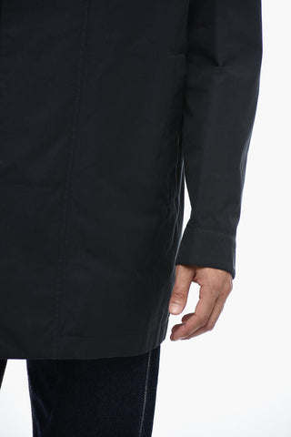 Long Overshirt with Hidden Button Closure
