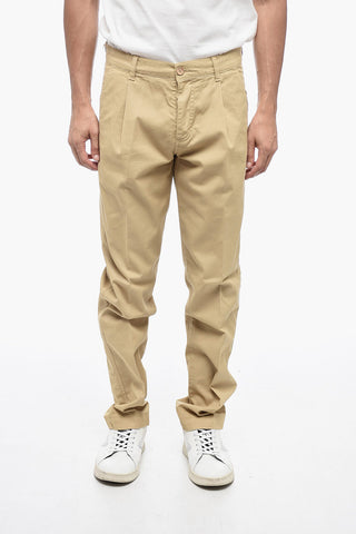 Cotton Chino Pants with Logo