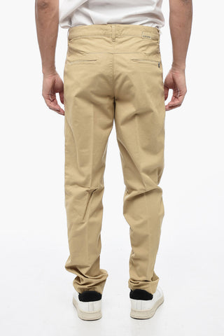 Cotton Chino Pants with Logo