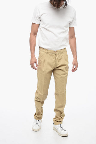 Cotton Chino Pants with Logo
