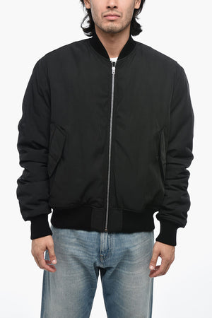 Gepolsterter Bomber mit erhabenem Logo
