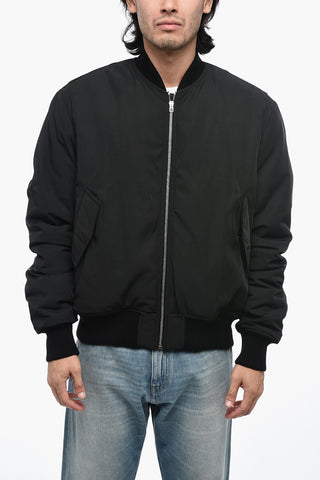 Padded Bomber with Embossed Logo