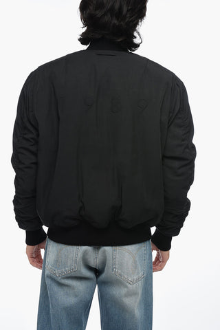 Padded Bomber with Embossed Logo