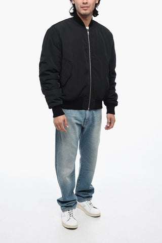 Padded Bomber with Embossed Logo