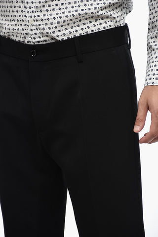 Flared-Fit-Hose Aus Schurwolle
