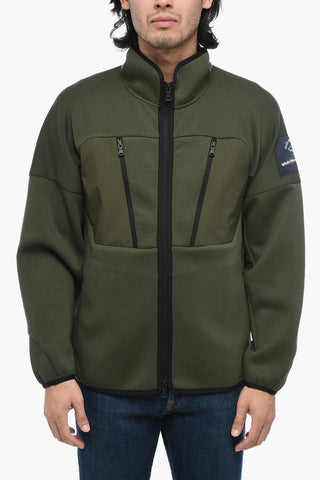 WHITE MOUNTAINEERIG Tecnical Fabric Jacket with Turtleneck Collar