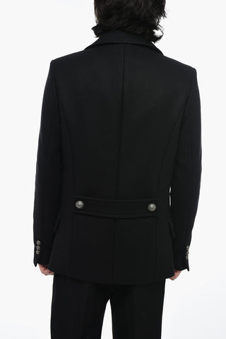 Double-Breast Coat with Jewellery Buttoms