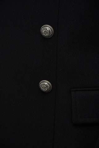 Double-Breast Coat with Jewellery Buttoms