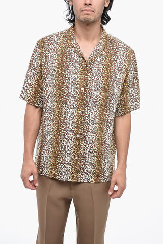 HAWAIIAN Short Sleeve Shirt with Animal Pattern