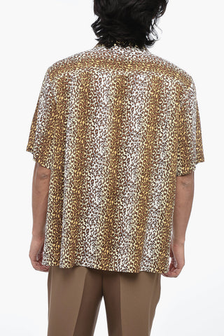 HAWAIIAN Short Sleeve Shirt with Animal Pattern