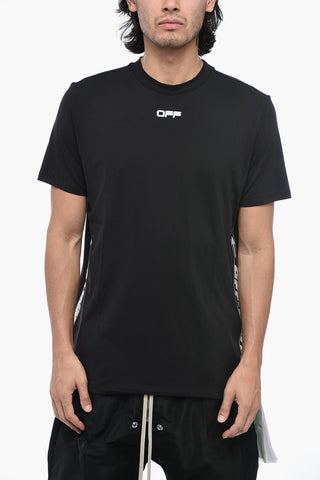 Crewneck SPORT T-shirt With Logoed Band
