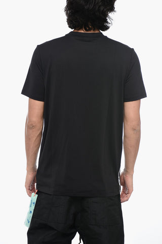 Crewneck SPORT T-shirt With Logoed Band