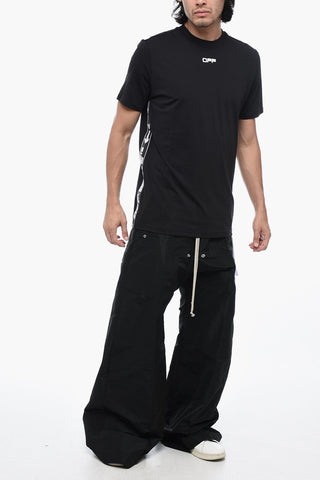 Crewneck SPORT T-shirt With Logoed Band