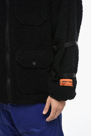 Logo Jacket POLAR FLEECE with Buckle Detail