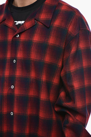 Oversized Pedleton Shirt with Tartan Motif