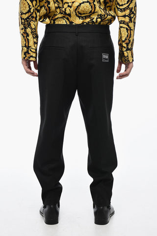 JEANS COUTURE Pantalone Chino con Zip sul Fondo