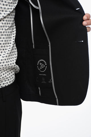 PERFORMANCE Tech Flanell Blazer with Notch Lapel