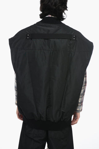 Gilet Trapuntato JUMBO FLIGHT Oversize con Martingala
