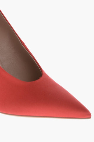 Pumps in Satin con Fiocco Laterale 11cm