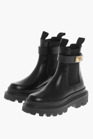 Stivaletti Chelsea TREK in Pelle con Cinturino Lock