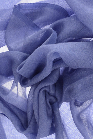 Sciarpa in Cashmere e Cotone a Tinta Unita