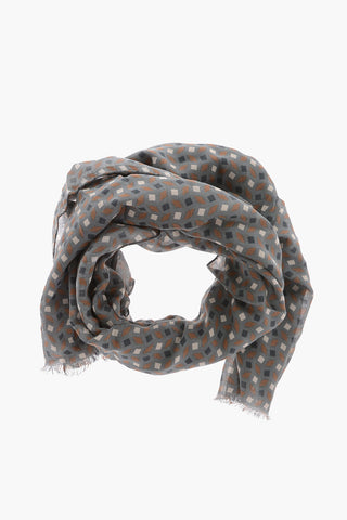 CC COLLECTION Patterned Cotton Blend Foulard